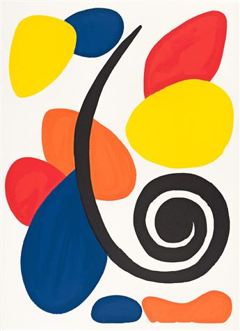 ALEXANDER CALDER Three color lithographs.